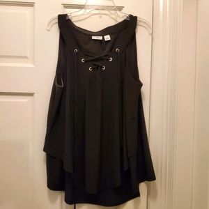 Cato Black Sleeveless Blouse